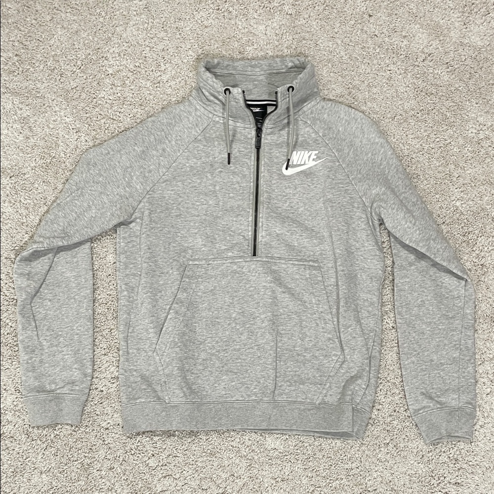 Nike Zip-Up Gray Sweater